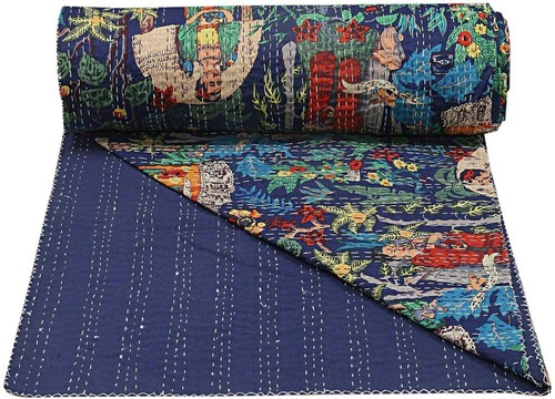 Trapunta kantha reversibile - kantha,