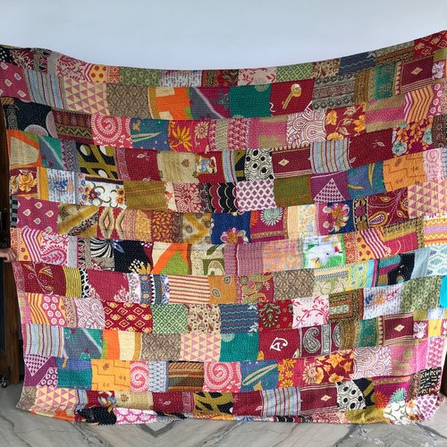 Trapunta kantha reversibile - kantha,